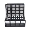 Other Desk Accessories Office Supplies Desktop Storage Rack Quadruple Data Organization Shelf Plastic File Box 230926