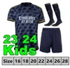 2023 2024 Real Madrid BELLINGHAM VINI JR maglie da calcio kit da calcio per bambini calzini 23 24 bambino casa lontano terza maglia da calcio maglia camisetas futbol maillot