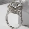 Высокое качество, новый дизайн, 5 карат, роскошный дизайн, винтажное антикварное обручальное кольцо Sona NSCD, потрясающее кольцо с синтетическим бриллиантом