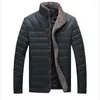 Men's Fur 2023 PU Lint Jacket Velvet And Thick Leather Cotton-padded Clothes Young Leisure