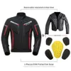 Otras prendas de vestir Chaqueta de motociclista para hombre Chaqueta de motociclista impermeable Accesorios de motocicleta resistentes al desgaste Chaqueta de carreras anticaída x0926