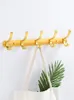 Towel Racks White Vintage Hangers Hook Zinc Alloy Wall Hook Space aluminum Cloth Coat Bag Hat Hanging Hooks Bathroom Kitchen Gold Racks 230926