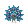 Brooches Retro Creative Rhinestone Turkey For Women Men 2-color Chicken Thanks Giving Day Brooch Pins Gifts