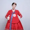 Abbigliamento etnico Hanbok Donne coreane Abito tradizionale asiatico Corte Costume nazionale Performance di nozze Stage SL2068