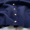 여자 니트 티 니트 가디건 여성 한국 너구리 캐시미어 느슨한 단색 둥근 목 스웨터 코트 재킷 스프링 가을 230926