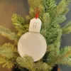 Blancs de sublimation en gros ornement de Noël vierge BB 7 couleurs changeantes impression acrylique Noël LED lumière bureau de livraison Scho Otst3