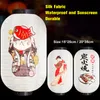 Inne imprezy imprezy retro w stylu japoński wiszący Lantern Lucky Cat Printed Sashimi sushi pub Bistro Restaurant Izakaya Decor Silk Lantern Waterproof 230926