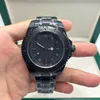 Luxury Męski zegarek Dhgate 42 mm Yacht Automatyczna data Zegarek Black Dial Mechanical Ruch Projektant Zegarek męski zegarek ze stali nierdzewnej 904L Stalowanie Montre de Luxe Watch LB