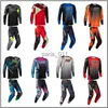 Autres vêtements 2023 Moto MX ATV VTT MBX 180/360 Toxsyk Nuklr Vizen Xpozr FGMNT Leed Motocross Gear Set Jersey/Pantalon Combo Racing Suit Kit x0926