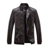 Men's Fur JTFANBrand Motorcycle Leather Jackets Men Autumn And Winter Clothing Male Business