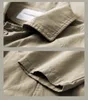 Men's Trench Coats Vintage Jacket for Men Loose Long Windproof Elegant Coat Spring Autumn Korean Style Windbreaker Stylish Male Clothes 230925