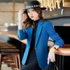 Women's Suits Yibaka Long Sleeve Office Ladies Blazer Women Black Blue White Female Business Work Wear Slim Formal Jacket For Autumn Winter