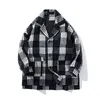 Men's Wool Woolen Jacket Autumn 2023 Fashion Brand Ins Korean Version Of The Trend Casual All-match Winter Coat