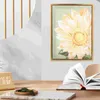 Sfondi giallo grigio muro girasole tela decorazione cornice pittura decorativa/decorazione immagine appesa