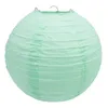 Other Event Party Supplies 20 pcs 6"-12" Mint Green Paper Lanterns Chinese Japanese Round lampion for Wedding Party lampion de mariage Hanging Diy Decor 230926