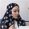 Hijabs eid muslimska hijab kvinnor bubblan chiffong halsduk snörning långa halsdukar headwraps malaysia slöja huvudbonad turban sjalar islamiska arabiska dr dhaej
