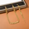 CEL Arc de Triomphe Würfel Diamant Anhänger Halsketten Armband Ohrringe Designer Schmuck für Frauen Party Gold Herren Halskette 2132