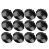 Titulares de vela 12 pcs suporte de vidro bolo tealights suporte acessórios suporte rack metal velas base fix ferro