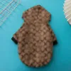 Designer Dog Clothes Dog Coat Fashion Pet Coat Jacket Autumn/Winter Dog Hoodie Teddy Schnauzer Kirky Clothing