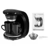 110V/220V 450W Hushåll Electric Steam Drip Coffee Maker Automatisk dubbel kopp kaffemaskin Dualanvändning American Coffee Tea Machine