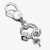 Portachiavi in argento sterling 100% 925 Momenti Borsa piccola con portaciondoli Set regalo Adatto per ciondoli europei originali Ciondolo pendente Moda Wom192c