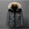 Herren Daunenparkas Jacken Winter Arbeitskleidung Jacke Outdoor verdickt Mode Warmhalten Paar Live-Übertragung Canadian Goose Coat220