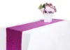 Table Runner 2023 Est Sequin Polyester Glitter Home Textile Wedding Party Dinner Banquet Supply Decorations