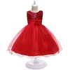 Платья для девочек Платье принцессы с цветочным узором для девочек Детские летние платья-пачки на свадьбу, день рождения, платья для детей 5, 8, 10 лет, детское платье для девочек, костюм, одежда 230925