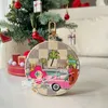 Limited Edition Sunflower Key Wallet Funfair Xmas Bag Decoration Pendant Women Men Round Purses Clutch Bags Key Wallet Pendant Hanging Bags Totes Keyring Charms