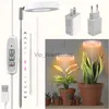 Lampe de culture LED lampe de culture à spectre complet pour plantes d'intérieur plantes succulentes hydroponiques herbe 3/9/12H minuterie variable 3 modes de commutation YQ230926