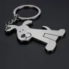 24 Pcs Lot Creative Funny Nice Moving Lovely Dog Keychain Keyring Key Chain Ring Children Kids Boy Girls Key Holder252k