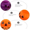 Candle Holders 2 Pcs Glowing Pumpkin Bucket Creative Lantern Lamp Halloween Ornaments Candy Decor Simulated Decoration