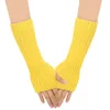 Hiver tricot long bras plus chaud gants sans doigts mitaines femmes mode à manches longues gants d'hiver DF283