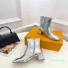 2023-Latest Brand Shoes V-shaped Thick Heel Short Boots Classic Versatile Casual Shoes Fashion Boots