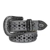 Classic Designer Men Women BB Simon Belt Luxury Designer Belt Retro Needle Buckle Belt Crystal Diamond