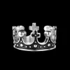 1PC Worldwide The King Crown Ring 316L Stal ze stali nierdzewnej Party Party Biżuteria unisex ring1772