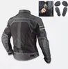 Men's Jackets JK-006 summer leisure denim mesh coat racing motorcycle riding jacket suit men heavy motorcycle Rider with Protection 230925