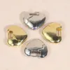 Luxury Designer Crack Opening Big Love Heart Lock Stud Earrings Iced Out Bright Smooth Fashion Hip Hop Women Lady Festival Gift Jewelry