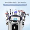 Nouveau design élimine les taches brunes appareil de beauté aqua soins de la peau 10 en 1 multifonction microdermabrasion soins du visage machine de beauté élimination de la tête noire