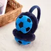 Ear Muffs Kids Cute Children Football Earmuffs Winter Outdoor Travel Cold-proof Ear Caps Warmer Thickened Warm Ear Muffs for Baby Boy Girl 230926