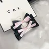 Doce menina arco grampos de cabelo francês princesa lado grampos de cabelo designer vintage luxo jóias de cabelo novo outono menina amor presente pano presilhas de cabelo