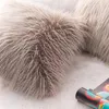 Pillow Faux Fur Throw Looks Elegant Feels Comfortable Super Soft And Eco-Friendly Perfect For Your Sofa Bed Office