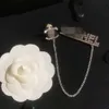 Petite broche en chaîne de diamant feng shui classique parfumée pour femme, version haute, bijoux de luxe de styliste pour femmes