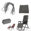 Blocs de Yoga Kit de remplacement de chaise zéro gravité losange chaise longue tissu repose-tête coussin et lacets 230925