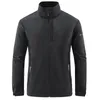 Giacche da esterno Felpe con cappuccio Uomo Autunno Inverno Tattico Soft Shell Foderato in pile Full Zip Multitasche Antivento Caldo Trekking Ski Safari Cappotti 230926