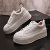 Style européen robe affaires fête chaussures de mariage de luxe mode vulcanisé respirant Casaul Sneaker bout rond fond épais loisirs marche mocassins H32