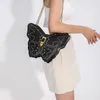 Вечерние сумки Роскошные дизайнерские модные женские женские сумки в форме бабочки со стразами через плечо Сумка через плечо Женская женская сумка-тоут 230925