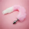 Anal Toys Adult Long Imitation Hair Metal Plug Cosplay Couple Flirting Sex Toy Faux Tail Design Supply sex toys 230925