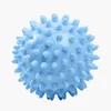 Blocos de Yoga PVC Spiky Massagem Bola Trigger Point Esporte Fitness Mão Pé Dor Alívio Plantar Fasciitis Reliever Hedgehog 7.5cm Bolas 230925