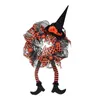 Flores decorativas guirlanda cabide 29.53 polegadas x 15.75 polegadas horror halloween bruxa grinalda para casa assombrada janela decoração de casa